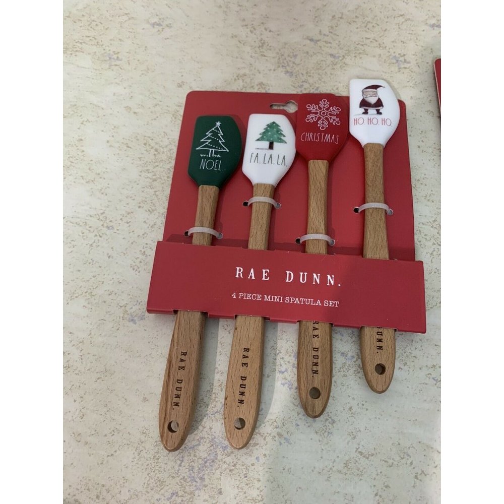 New Rae Dunn Christmas Spatula Set - Picture 2 of 3